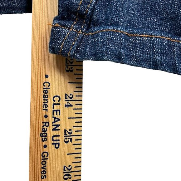 Monthorigin Womens Bib Overalls Distressed Denim dungarees Waist 43 in No Tag - Picture 10 of 14